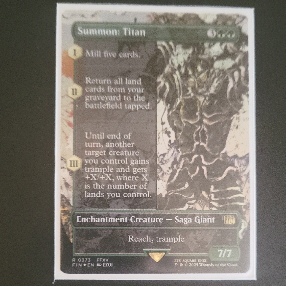 Magic: The Gathering Summon Titan Card